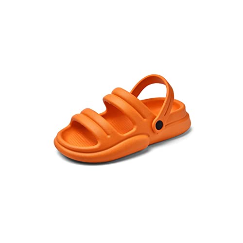 jonam Sandalen Herren Men and women home men's slippers summer indoor floor non-slip slippers couples family men and women hotel bathroom bath sandals slippers(Color:Orange 2295-24,Size:38-39) von jonam