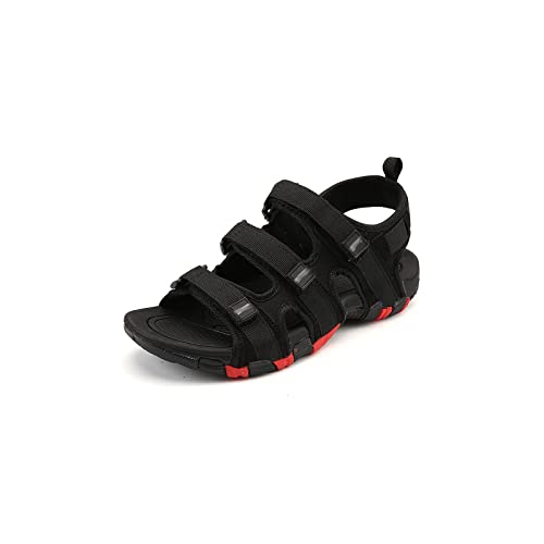 jonam Sandalen Herren Men's Sandals Summer Men's Sandals Ankle Strap Hook and Mix Color Casual Beach Comfort Slip Shoes(Size:43 EU) von jonam
