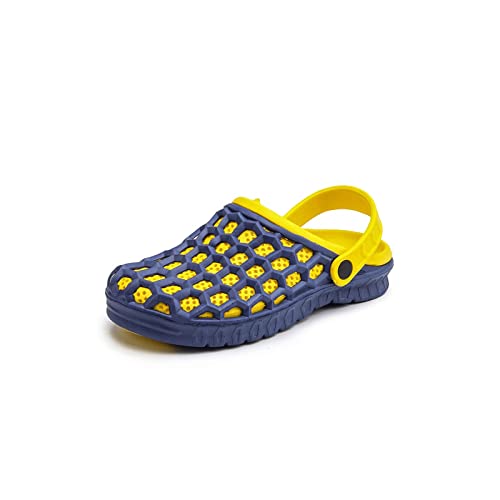 jonam Sandalen Herren Men's Slippers Summer Casual Home Slippers Quick Drying Clogs Beach Sandals Garden Shoes Muller Shoes Non-Slip Bathroom Flip-Flops(Color:Blue,Size:38 EU) von jonam