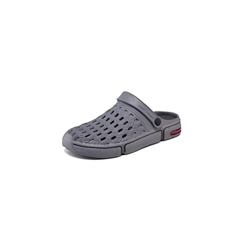 jonam Sandalen Herren Rubber Slippers Men Summer Breathable Adjustable Sandals Anti Skid Beach Flip Flops Women Outdoor Wading Shoes for Walking(Color:Grijs,Size:41 (feet 25.5cm)) von jonam