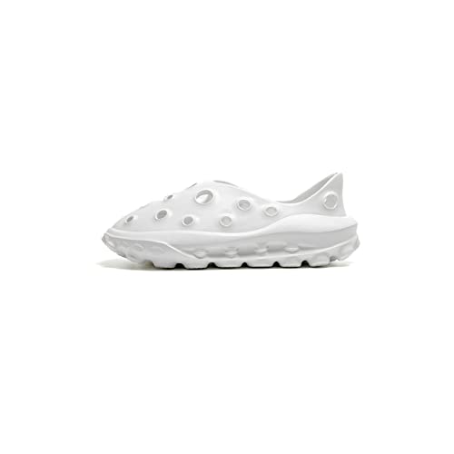 jonam Sandalen Herren Summer Foam Shoes Slip On Breathable Water Beach Sandals Lightweight Unisex Summer Clogs Plus(Color:White,Size:37-38) von jonam