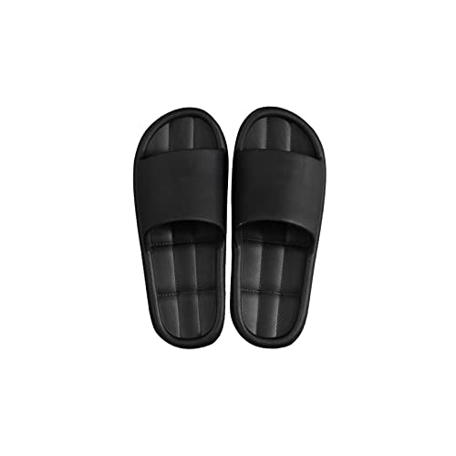 jonam Sandalen Herren Unisex Slippers Women Men Couple Waterproof Sandals Bathroom Summer Beach Non-Slip Indoor Home Soft Sole(Color:Black,Size:42-43) von jonam