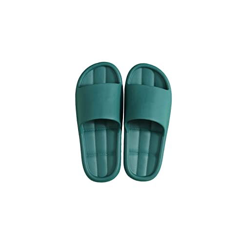 jonam Sandalen Herren Unisex Slippers Women Men Couple Waterproof Sandals Bathroom Summer Beach Non-Slip Indoor Home Soft Sole(Color:Green,Size:38-39) von jonam