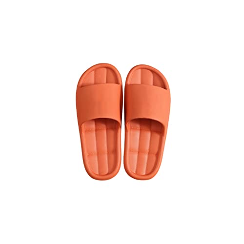 jonam Sandalen Herren Unisex Slippers Women Men Couple Waterproof Sandals Bathroom Summer Beach Non-Slip Indoor Home Soft Sole(Color:Orange,Size:40-41) von jonam