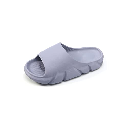 jonam Sandalen Herren Unisex Summer Slides Slip On Thick Sole Home Slippers Lightweight Summer Beach Sandal For men women(Color:Grijs,Size:39-40) von jonam