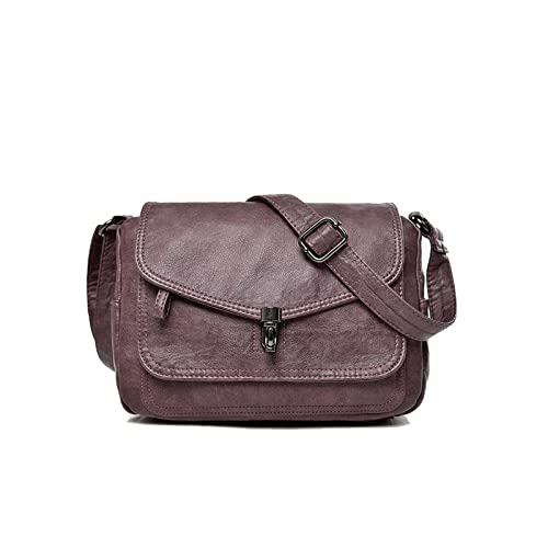 jonam Umhängetasche 1pc High Quality Leather Purses And Handbags Women Shoulder Bag Luxury Handbags Women Bags Designer Crossbody Bags For Women (Color : Light gray) von jonam