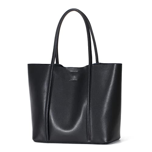 jonam Umhängetasche All-Match-Tasche zum Pendeln, modischer Single-Schulter-Aktentasche, Großkapazitäts-Tasche (Color : Black) von jonam