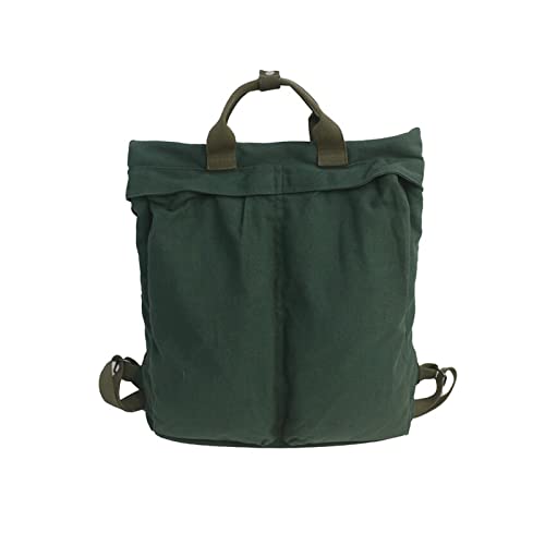 jonam Umhängetasche Canvas Bag, Casual Shoulder Bag, Zipper And Pocket Handbag, Shopping Bag, School (Color : Green) von jonam