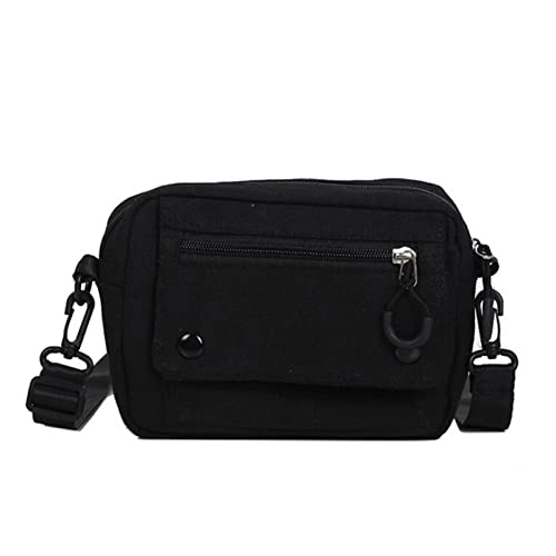 jonam Umhängetasche Canvas Bag, Women's Bag, Student Bag, Telephone Bag. (Color : Black) von jonam