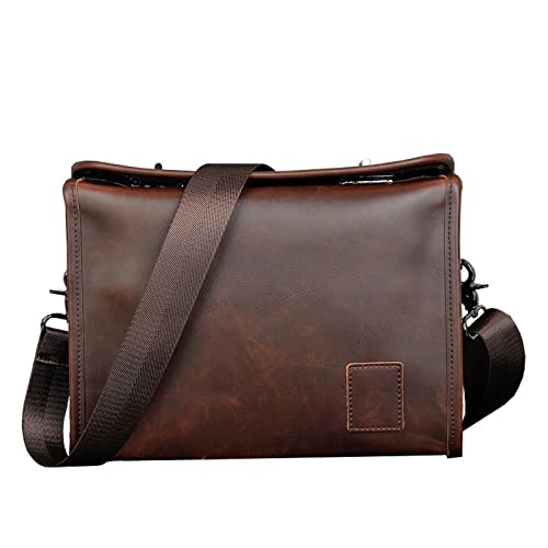 jonam Umhängetasche Casual Retro Shoulder Messenger Bag Double Twist Lock Design Trend Bags Briefcase Crossbody Bag von jonam