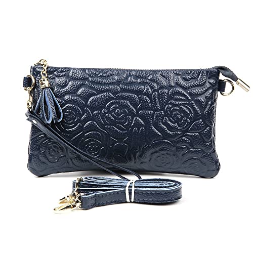 jonam Umhängetasche Clutch Bags For Woman Bag Purses And Handbags Women Bags RShoulder Bag Ladies Hand Bags (Color : Blue, Size : 22x12x1cm) von jonam