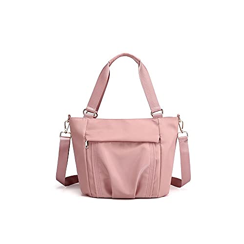 jonam Umhängetasche Crossbody Taschen für Frauen Tasche Nylon Tote Geldbörsen Damen Frauen Handtaschen Schultertuch Geldbörse (Color : Pink) von jonam