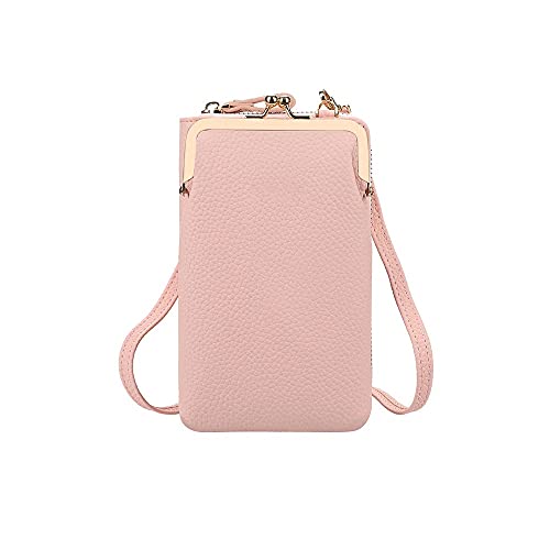 jonam Umhängetasche Damen Schulter Kleine Tasche Frauen Sommer Weibliche Geldbörse Telefon Tasche Gelb Frauen Taschen (Color : Pink) von jonam