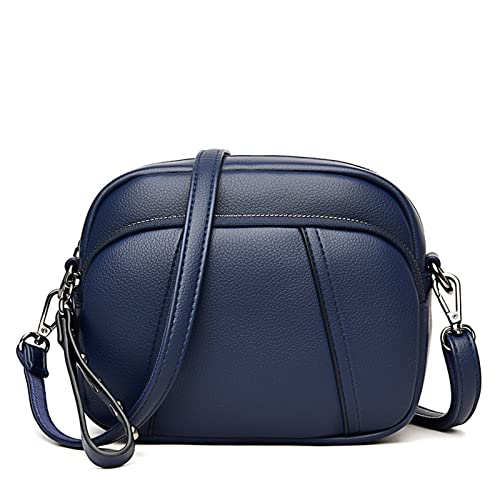 jonam Umhängetasche Damen frauen crossbody taschen für frauen, high capacity umhängetasche handtasche, weiblich Pu. Lederfrauen Messenger Bags (Color : Blue) von jonam