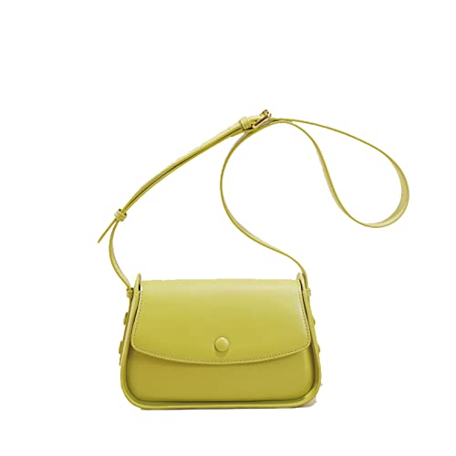 jonam Umhängetasche Frauen Handytaschen, Kreuzkörper-Umhängetaschen, Herbst- und Wintermode-Damen-Leder-Handtaschen, kleiner Crowdsourcing (Color : Green) von jonam