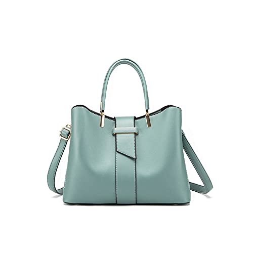 jonam Umhängetasche Frauen Leder Handtaschen Schultertaschen für Frauen Geldbörsen und Handtaschen Dame Handtaschen (Color : Green) von jonam