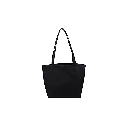 jonam Umhängetasche Frauen Oxford Tuch Tasche Shopping Casual Damen Tote Handtaschen Casual Small Lunch Umhängetasche (Color : Black) von jonam