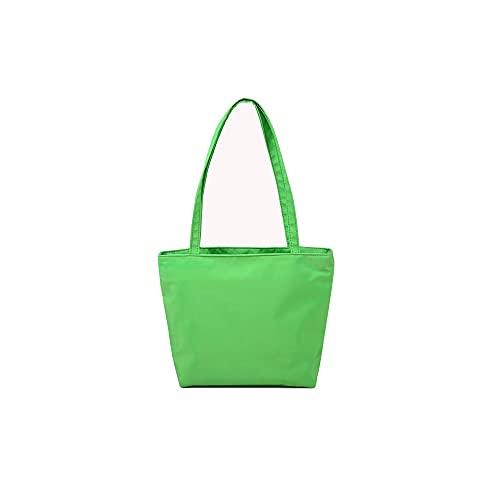 jonam Umhängetasche Frauen Oxford Tuch Tasche Shopping Casual Damen Tote Handtaschen Casual Small Lunch Umhängetasche (Color : Green) von jonam