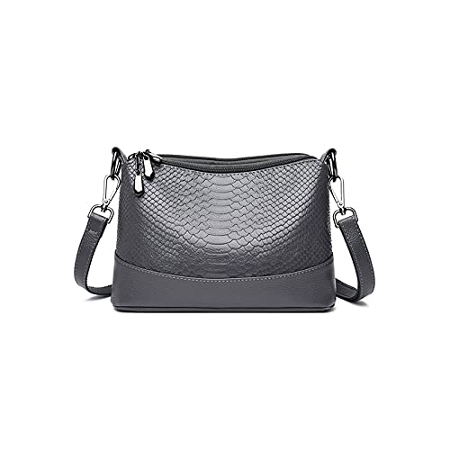 jonam Umhängetasche Frauen Umhängetaschen Frauen Handtaschen Ladys Crossbody Taschen für Ladys Tragetaschen (Color : Grijs) von jonam