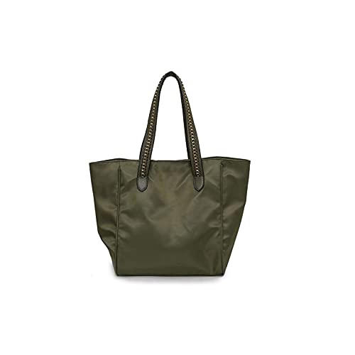jonam Umhängetasche Große Kapazität Nylon Tote Bag Weibliche Handtasche Frauen Schulter Shopper Taschen Weekender Taschen (Color : Green) von jonam