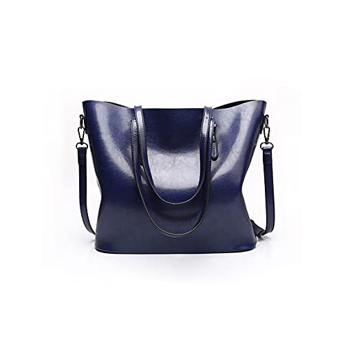 jonam Umhängetasche Handtasche frauen tasche große kapazität handtaschen tasche große umhängetaschen für frauen (Color : Blue) von jonam