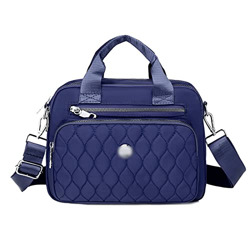 jonam Umhängetasche Hohe Qualität Oxford Stoff Damen Umhängetasche Neue Dame Messenger Bag Solide Farbe Designer Mode Lady Brieftasche (Color : Purple) von jonam