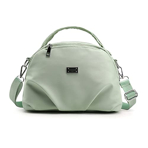 jonam Umhängetasche Kreuz-Back-Nylon kleine Tasche, lässige Schultertasche frauen Tasche, Messenger Bag, Damen Oxford Tuch Tasche, Mode Handtasche (Color : Green) von jonam