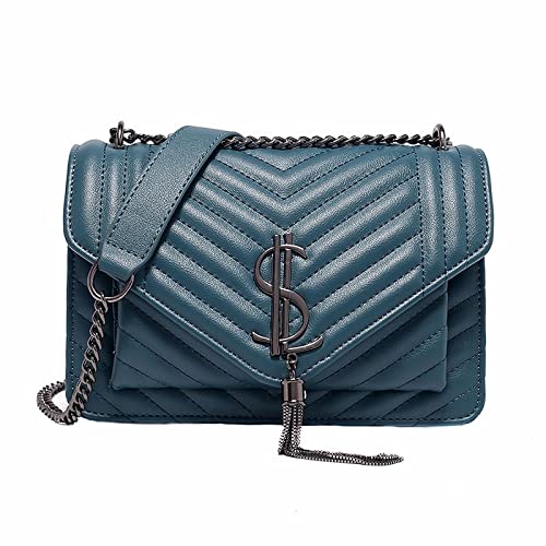 jonam Umhängetasche Luxus Handtaschen Frauen Taschen Designer Leder Schulterhandtasche Messenger Weibliche Tasche Crossbody Taschen for Frauen (Color : Green) von jonam