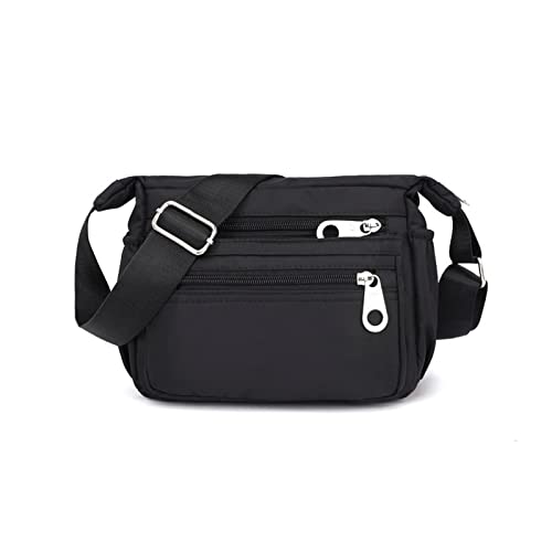 jonam Umhängetasche Multi Layer Cross Shoulder Bag, Waterproof Nylon Shoulder Strap, Breathable, Light Weight von jonam