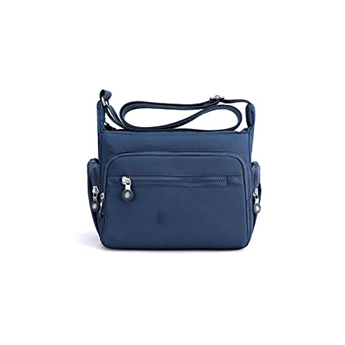 jonam Umhängetasche Multifunktionsdamen Messenger Bags Frauen Umhängetaschen Simplicity Crossbody Taschen für weibliche Business-Taschen (Color : Blue) von jonam