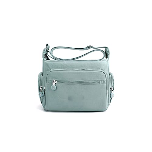 jonam Umhängetasche Multifunktionsdamen Messenger Bags Frauen Umhängetaschen Simplicity Crossbody Taschen für weibliche Business-Taschen (Color : Green) von jonam