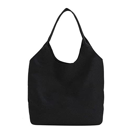 jonam Umhängetasche One Shoulder Canvas Bag Simple Large Capacity Handbag Canvas Bag von jonam