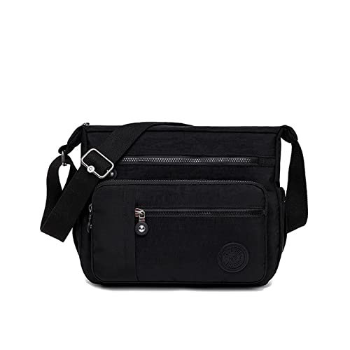 jonam Umhängetasche Oxford bag, Designer Bracelet, Messenger bracelet, waterproof (Color : Black) von jonam