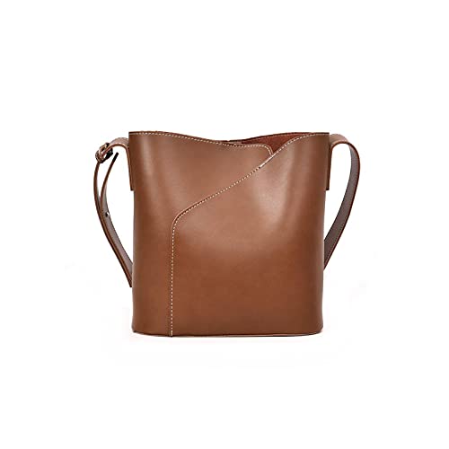 jonam Umhängetasche PU. Ledereimer für Frauen Tasche Crossbody Hobo Feste Farbe Große Weibliche tägliche Schulterhandtasche von jonam