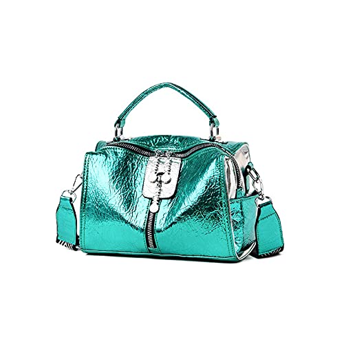 jonam Umhängetasche Qualität Leder Handtaschen Frauen Crossbody Taschen Für Frauen Damen Kleine Schulter Messenger Bags (Color : Green) von jonam