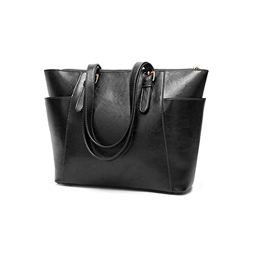 jonam Umhängetasche Schulter Satchel Tasche Frauen Taschen für Frauen Messenger Bag Handtaschen (Color : Black) von jonam