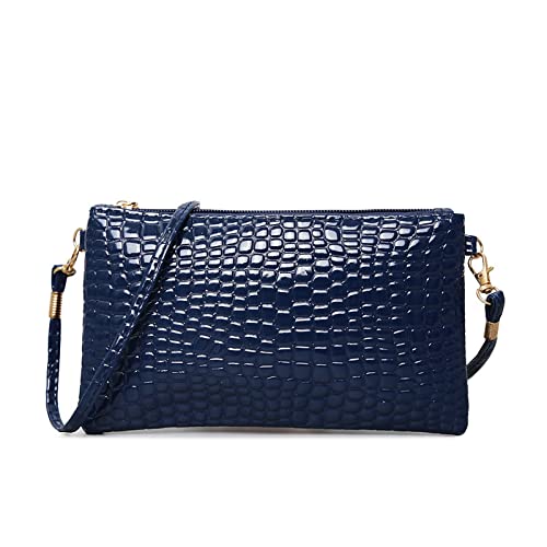 jonam Umhängetasche Small Bag Fashion Shoulder Messenger Bags Women Phone Coin Bag Purse and Handbags (Color : Blue) von jonam