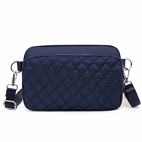 jonam Umhängetasche Umhängetasche Nylon Mode Crossbody Messengers Taschen Weibliche Mode Frauen Handtaschen Telefon Bag Fall for Reisen Einkaufen (Color : Blue) von jonam