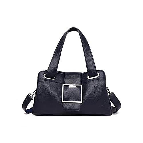 jonam Umhängetasche Umhängetaschen Frauen Leder Crossbody Taschen für Frauen Qualität Damen Handtaschen Damen Tasche (Color : Blue) von jonam