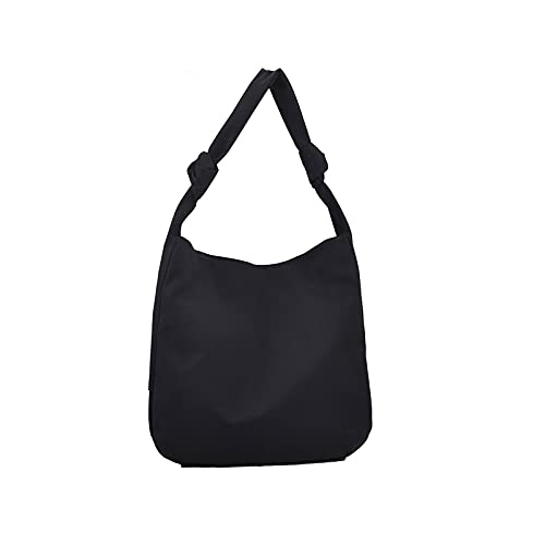 jonam Umhängetasche Weibliche Frauen Tasche Oxford Messenger Bag Schulter Umhängetasche für Frauen Handtasche Tuch Damen Frauen Geldbörse (Color : Black) von jonam