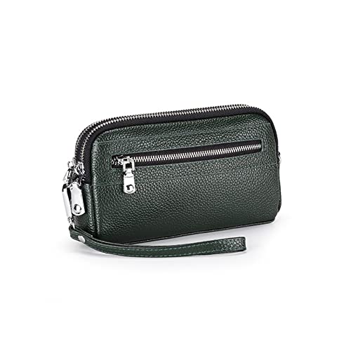 jonam Umhängetasche Woman Crossbody Bag Small Bag Cow Leather Crossbody Bag For Women Chain Designer Shoulder Handbags Women&'s Hand Bag (Color : Green) von jonam