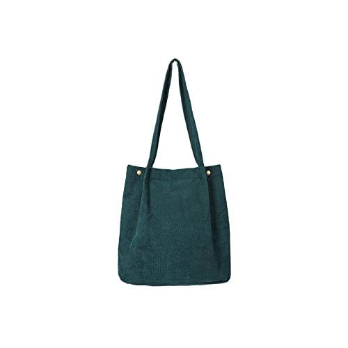 jonam Umhängetasche Women Corduroy Shopping Bag Girl Canvas Cloth Shoulder Bag Environmental Storage Handbag Reusable Foldable Eco Grocery von jonam