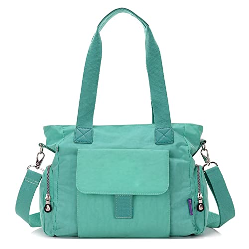 jonam Umhängetasche Women' Handbag High Quality Nylon Women Handbags Multifunctional Casual Tote Bag Ladies Crossbody Shoulder Bags (Color : Green) von jonam