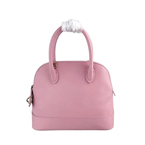 jonam Umhängetasche Women's Bag Handbag Women's ShoulderBag Bag Real Leather Trend Shell Bag (Color : Pink) von jonam