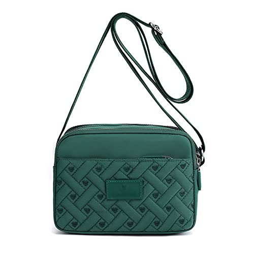 jonam Umhängetasche Women's Handbag One Shoulder Bag Women‘s Messenger Bag Mini Cross Body Bag Tote (Color : Green) von jonam