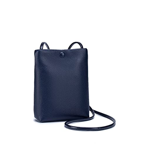 jonam Umhängetasche WomenLeather Handbags Female Large Capacity Shoulder Bags Phone Pocket Card Holders Crossbody Bags For Girl (Color : Blue) von jonam