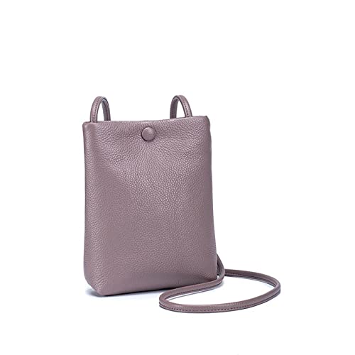 jonam Umhängetasche WomenLeather Handbags Female Large Capacity Shoulder Bags Phone Pocket Card Holders Crossbody Bags For Girl (Color : Purple) von jonam