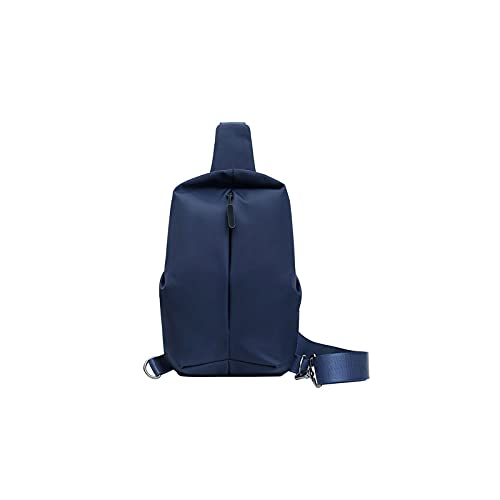 jonam Umhängetaschen für Herren Umhängetasche männliche Brusttasche Nylon wasserdichte Umhängetasche männer casual Messenger Bag Teenager Reisetasche (Color : Blue) von jonam