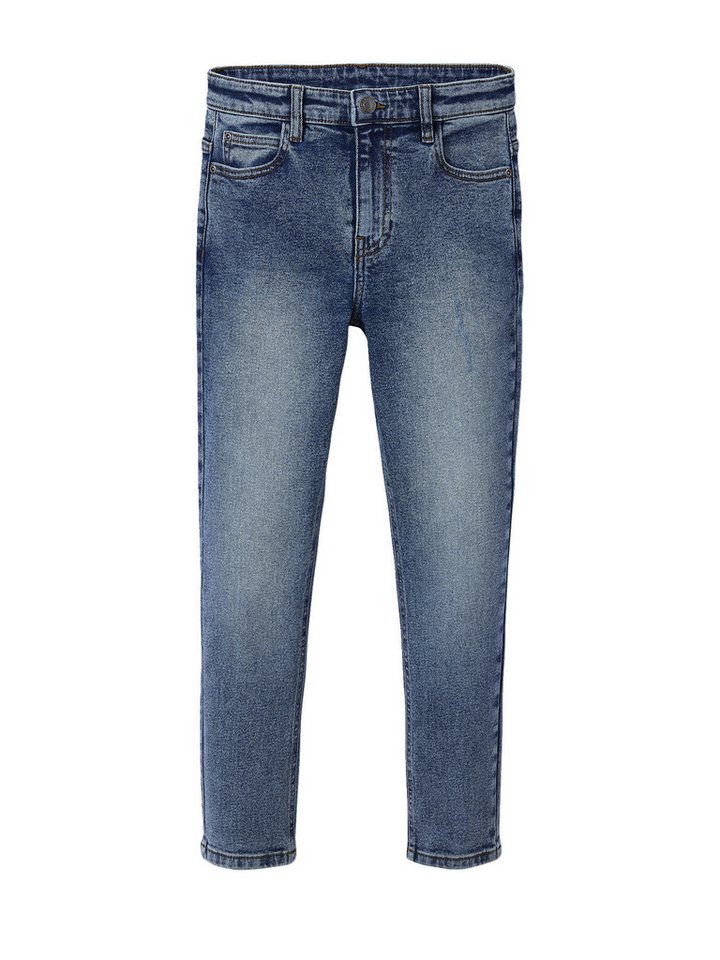 jonen Slim-fit-Jeans Jungen Slim-Jeans mit Destroyed-Optik von jonen