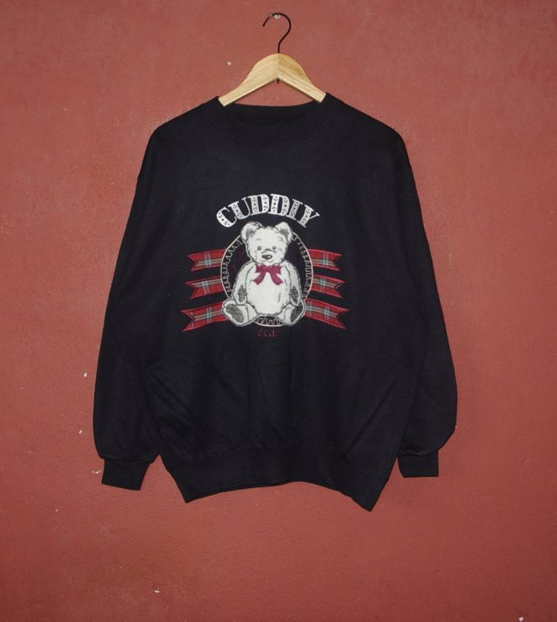 Vintage 1990S Bärchen Sweatshirt Größe Medium/Kuschelbär Pullover Crewneck Neuheit Süßer von jonirotanvintage